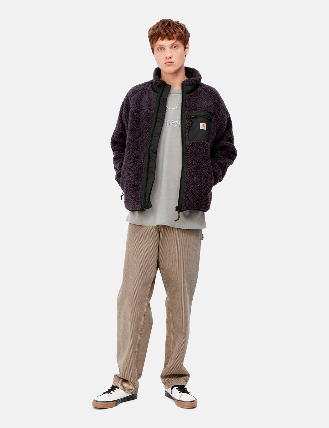 Prentis Liner Jacket - Dark Plum Purple/Black